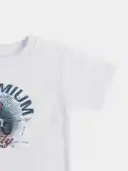 Синий футболка белая универсальная, для девочек и мальчиков, с принтом, размеры 92-122