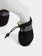 Черный сапоги для собак осень зима весна / обувь ботинки для собак