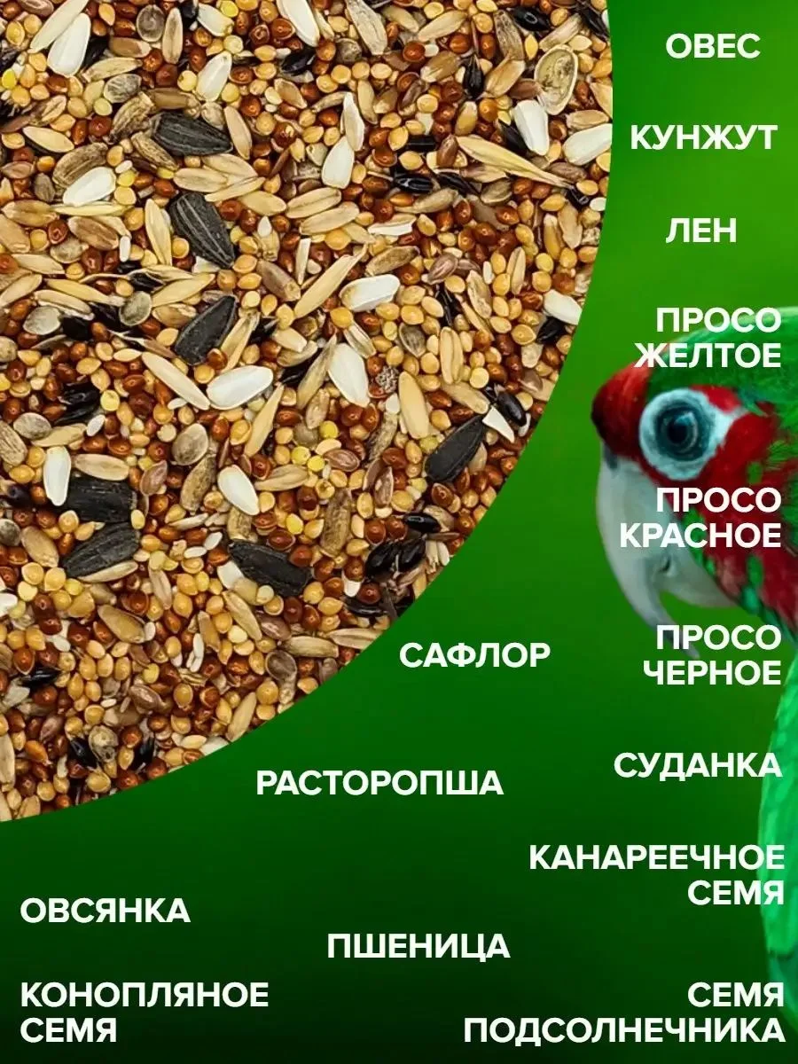 Корм для попугаев 1 кг