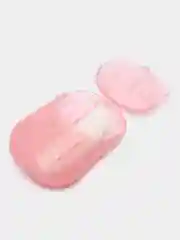 Оранжевый бумажное мыло / Мыло дорожное одноразовое листовое для мытья рук / Мыло в футляре