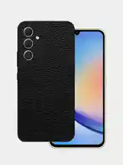 Угольный защитная пленка для Samsung Galaxy A24 под карбон на заднюю часть, назад Самсунг А24 кожа