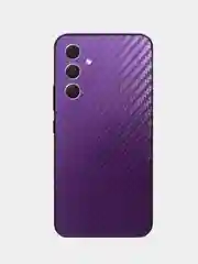 Пурпурный защитная пленка для Samsung Galaxy A54 под карбон на заднюю часть, назад Самсунг А54 кожа
