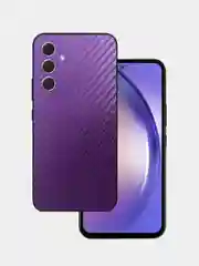 Пурпурный защитная пленка для Samsung Galaxy A54 под карбон на заднюю часть, назад Самсунг А54 кожа