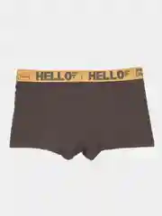 Тёмно-серый трусы мужские из хлопка HELLO