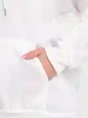 Белый худи унисекс, оверсайз