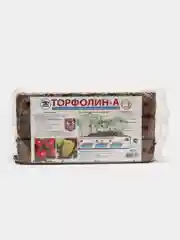 Торфяные плиты сухого прессования 18 ячеек (4-5 литров). Торфолин-А