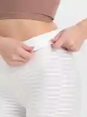 Белый легинсы для фитнеса, лосины женские