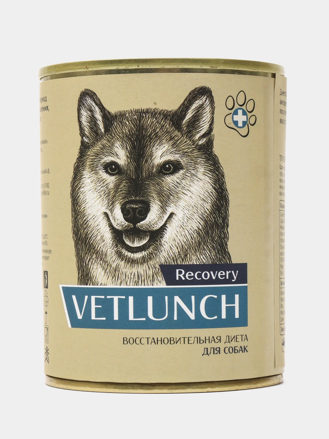 Влажный корм для собак Vetlunch Recovery восстановительная диета консервы 340гр