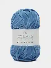 Пряжа плюшевая Wolans Bunny Shine Mix №12