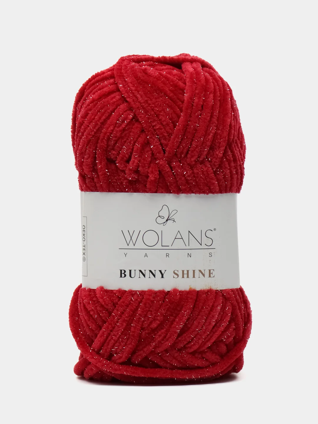 Пряжа плюшевая Wolans Bunny Shine Mix №7