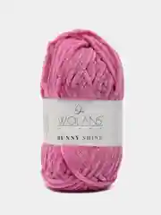 Пряжа плюшевая Wolans Bunny Shine Mix №9