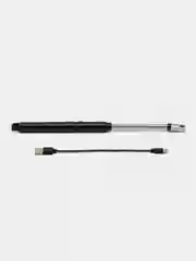 Черный кухонная электронная зажигалка для газовой плиты, свечей/ USB, импульсная зажигалка
