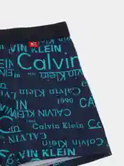 Синий трусы мужские с принтом, хлопок