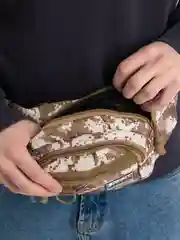 Шоколадный сумка поясная тактическая