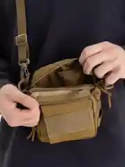 Бежевый сумка тактическая через плечо, на пояс