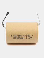 Аккумулятор Ni-Cd 4/5SC 2500mAh 1.2V картонная оболочка с лепестками