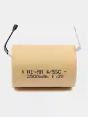 Аккумулятор Ni-Cd 4/5SC 2500mAh 1.2V картонная оболочка с лепестками