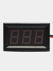 Вольтметр цифровой 0.56 5-120V синий 2 провода