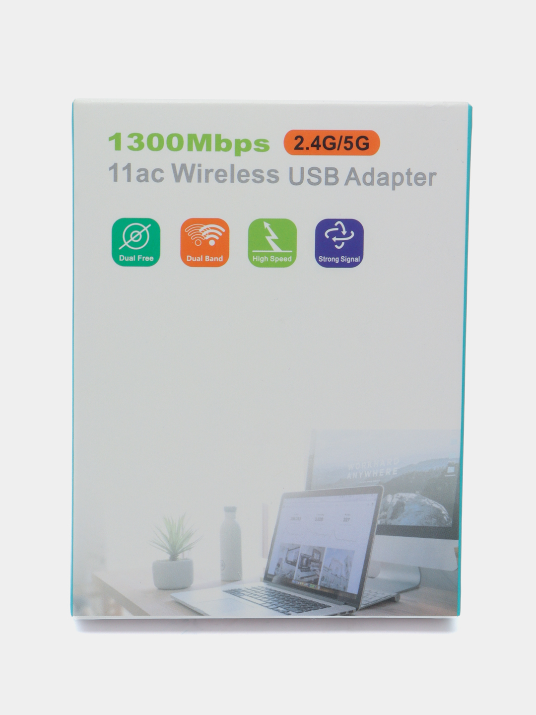 Wi-Fi адаптер USB 802.11ac wireless 1300 Mbps купить по цене 750 ₽ в  интернет-магазине Магнит Маркет