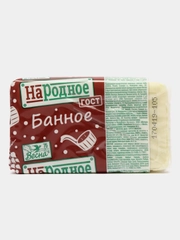 Мыло натуральное "Банное", Весна, 140 г
