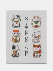 Серебряный зеркало настольное для макияжа, косметическое, складное