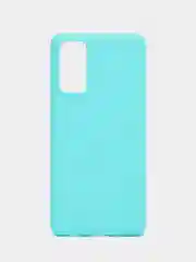 Бирюзовый чехол на Samsung Galaxy S20 FE / Самсунг Галакси С20 ФЕ, Fan Edition, силиконовый, цветной