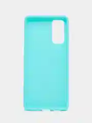Бирюзовый чехол на Samsung Galaxy S20 FE / Самсунг Галакси С20 ФЕ, Fan Edition, силиконовый, цветной