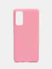 Розовый чехол на Samsung Galaxy S20 FE / Самсунг Галакси С20 ФЕ, Fan Edition, силиконовый, цветной
