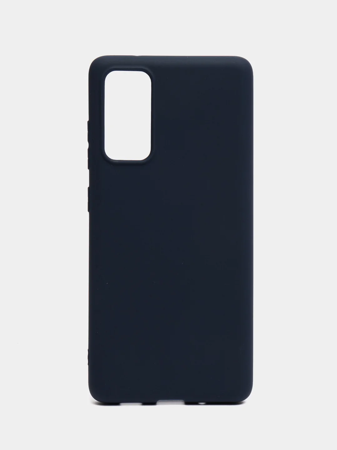 Темно-синий чехол на Samsung Galaxy S20 FE / Самсунг Галакси С20 ФЕ, Fan Edition, силиконовый, цветной