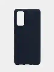 Темно-синий чехол на Samsung Galaxy S20 FE / Самсунг Галакси С20 ФЕ, Fan Edition, силиконовый, цветной