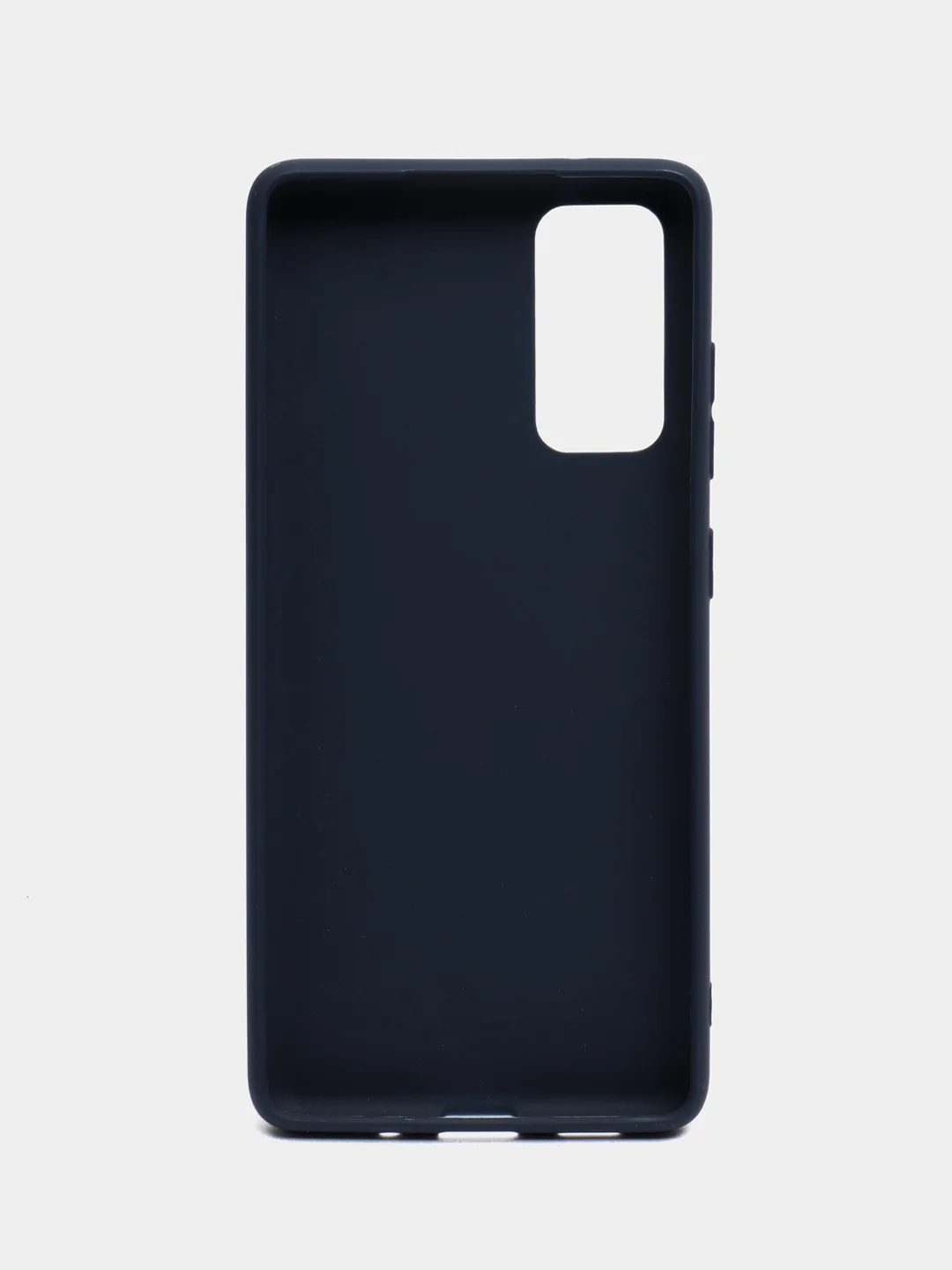 Темно-синий чехол на Samsung Galaxy S20 FE / Самсунг Галакси С20 ФЕ, Fan Edition, силиконовый, цветной