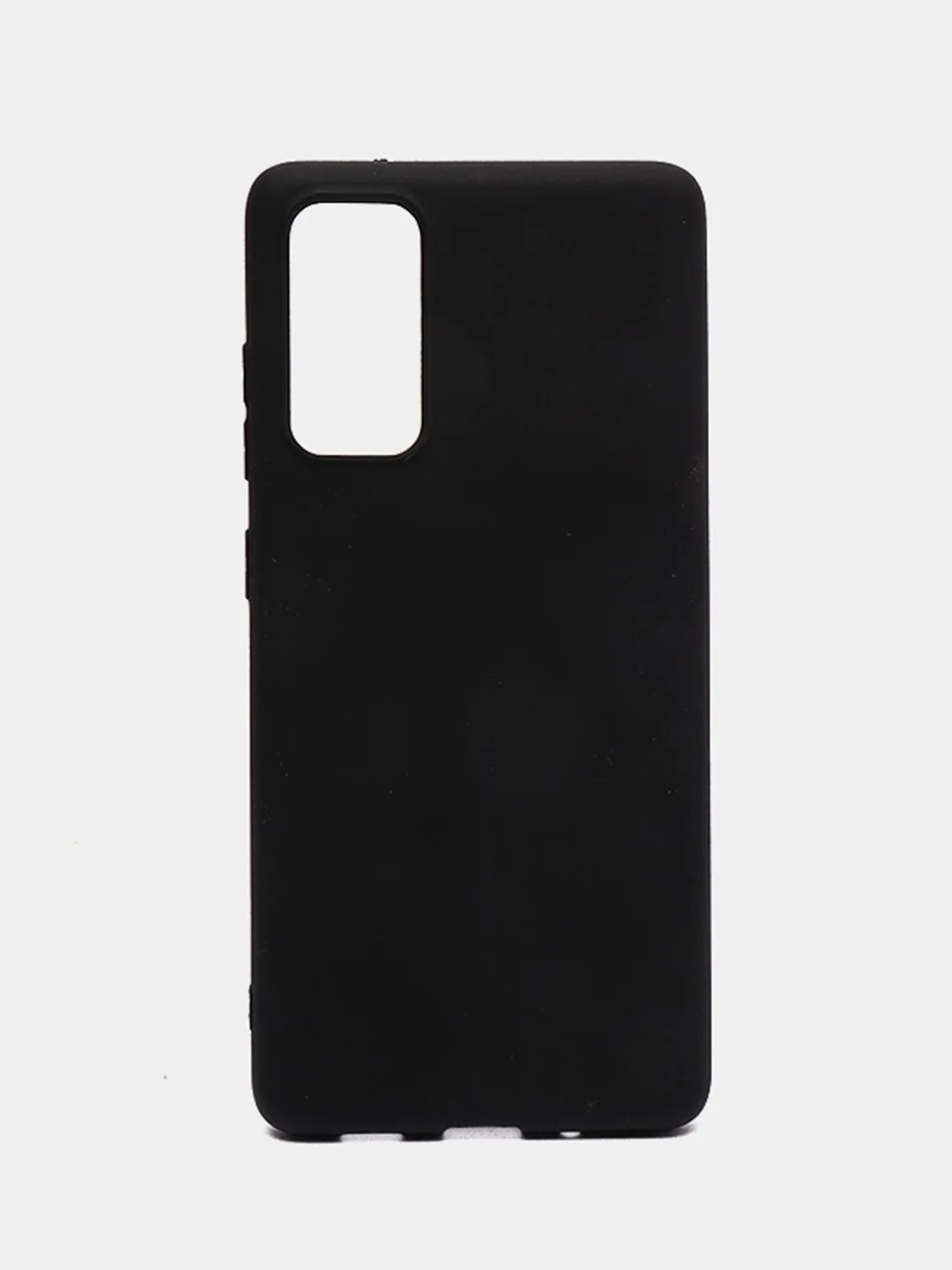 Черный чехол на Samsung Galaxy S20 FE / Самсунг Галакси С20 ФЕ, Fan Edition, силиконовый, цветной