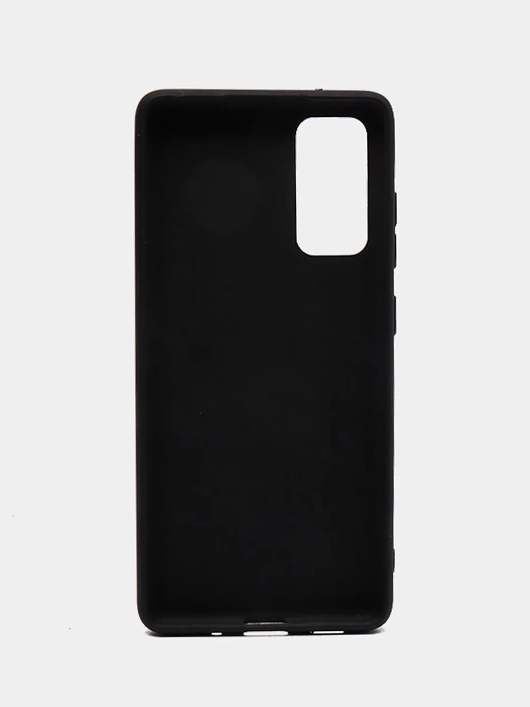 Черный чехол на Samsung Galaxy S20 FE / Самсунг Галакси С20 ФЕ, Fan Edition, силиконовый, цветной