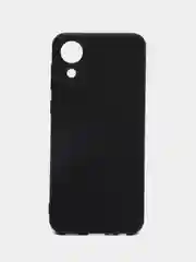 Черный чехол Samsung Galaxy A03 core, силиконовый