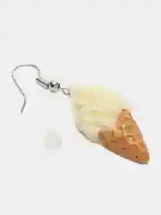 Серьги молодежные фигурные "Мороженое"