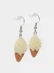 Серьги молодежные фигурные "Мороженое"
