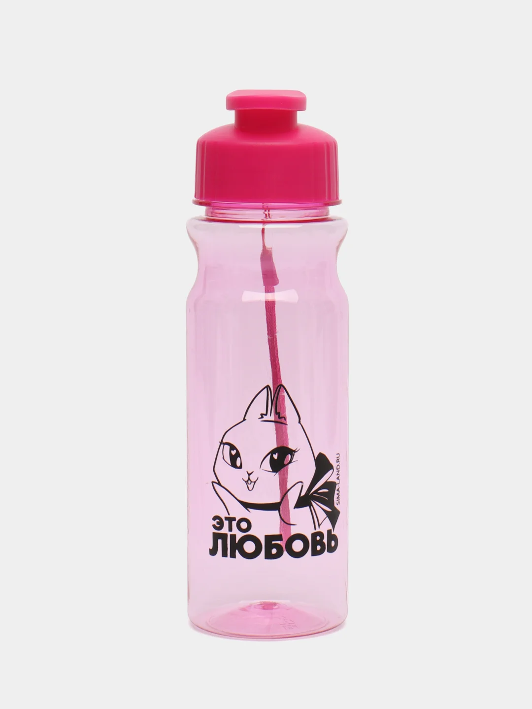 Тёмно-розовый бутылка для воды, 500 мл, My bottle