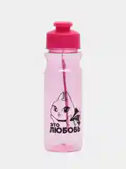 Тёмно-розовый бутылка для воды, 500 мл, My bottle