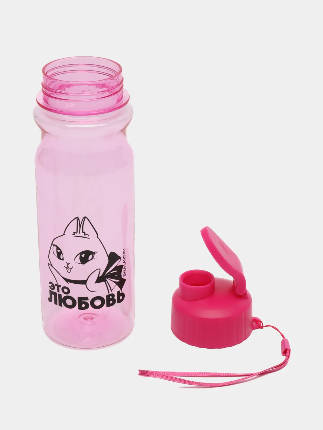 Тёмно-розовый бутылка для воды, 500 мл, My bottle