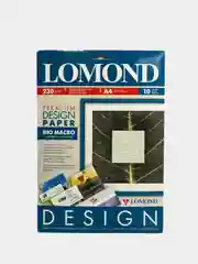 Белый бумага Lomond А4 льняной холст, мозайка, ящерица, био макро