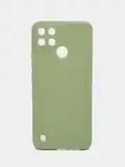 Оливковый чехол для Realme C21Y, C25Y силиконовый