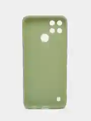 Оливковый чехол для Realme C21Y, C25Y силиконовый