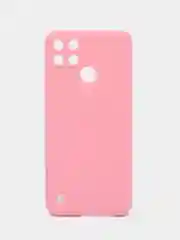Розовый чехол для Realme C21Y, C25Y силиконовый