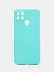 Бирюзовый чехол для Realme C21Y, C25Y силиконовый
