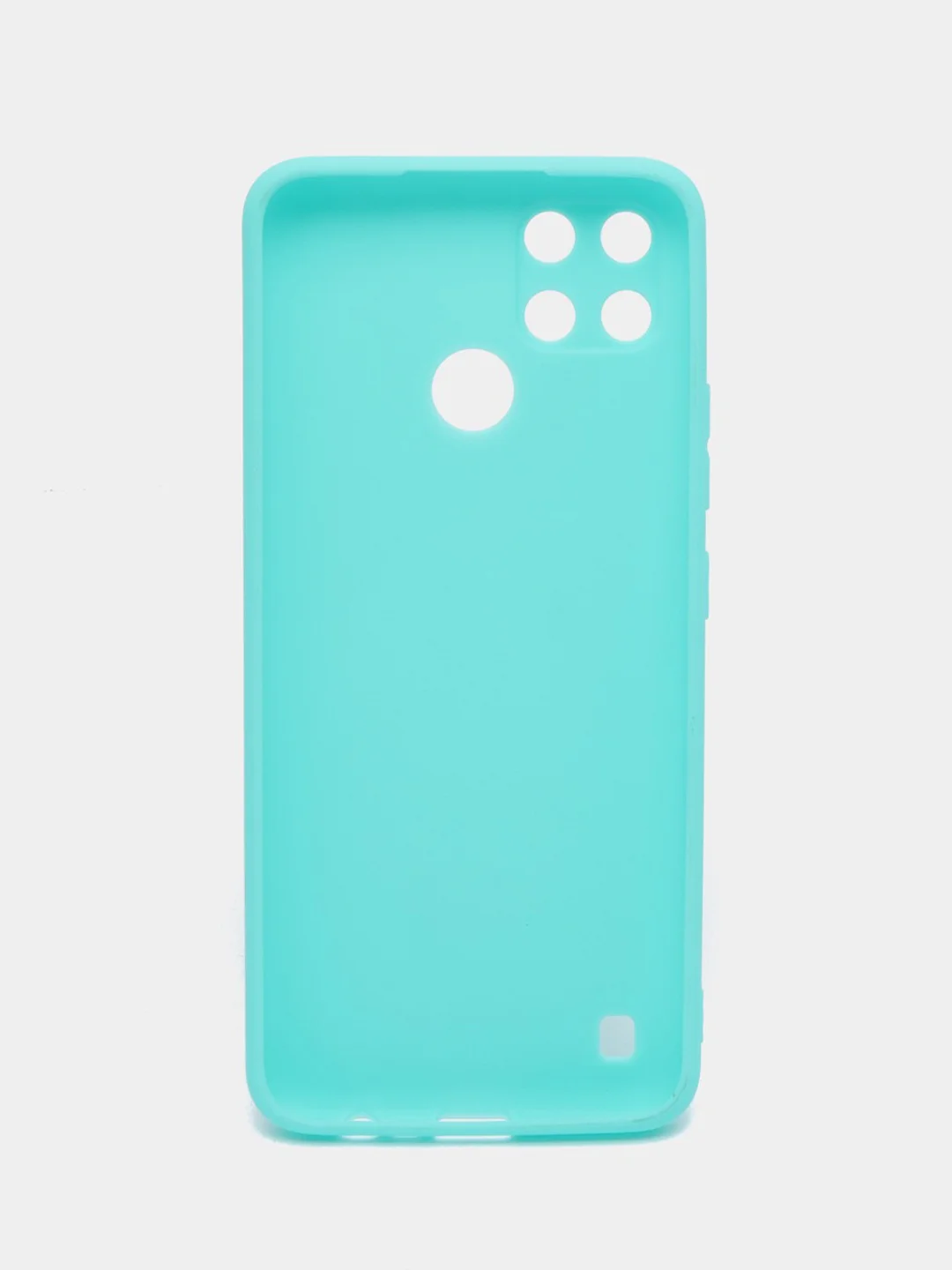Бирюзовый чехол для Realme C21Y, C25Y силиконовый