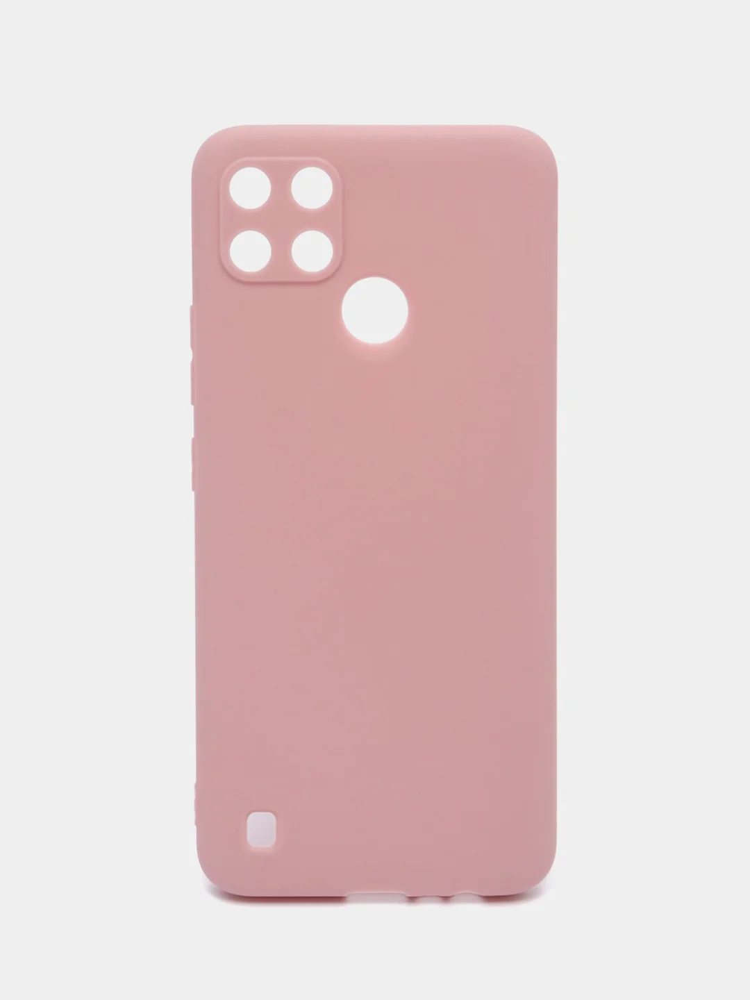 Бежевый чехол для Realme C21Y, C25Y силиконовый