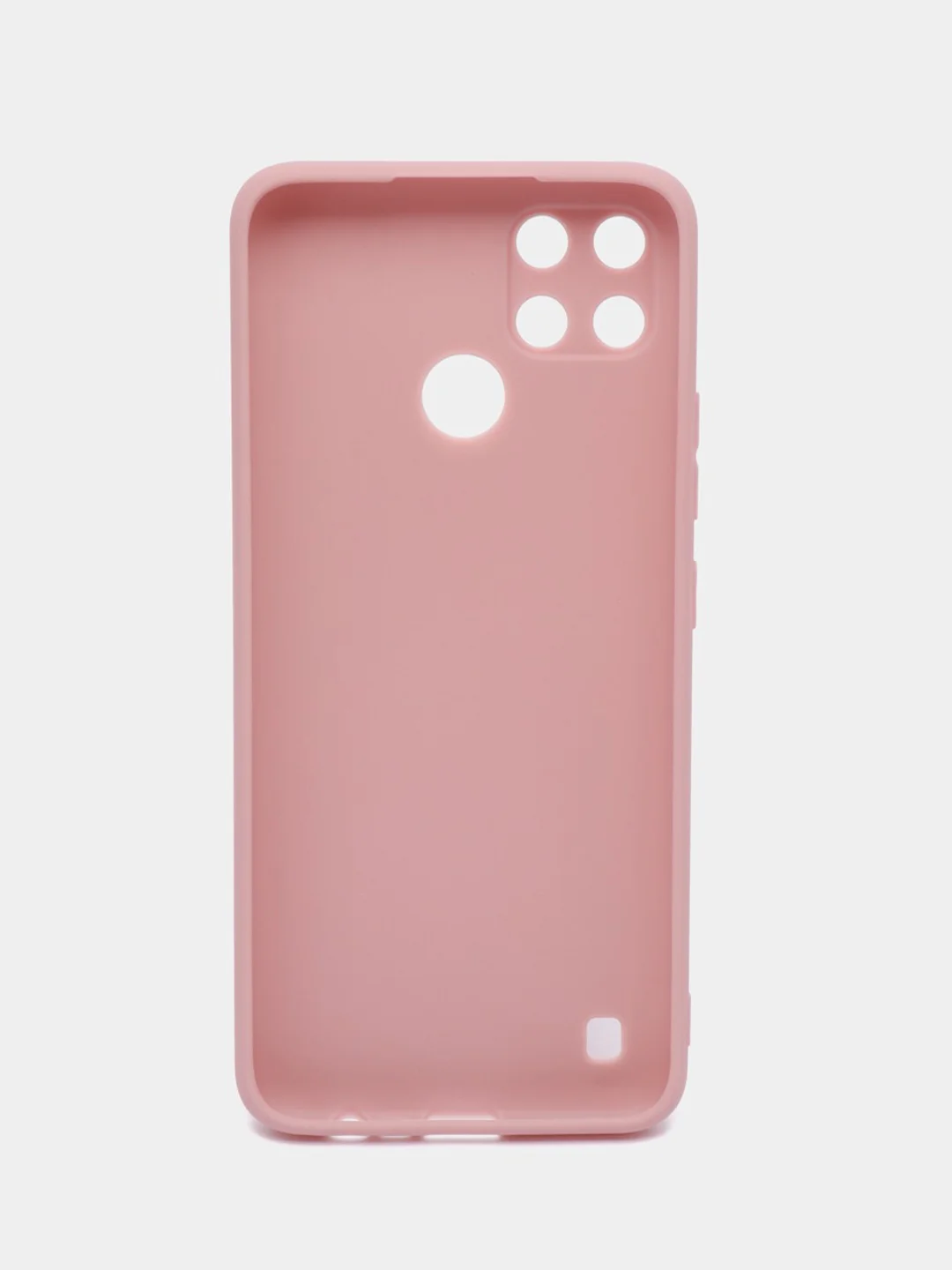 Бежевый чехол для Realme C21Y, C25Y силиконовый