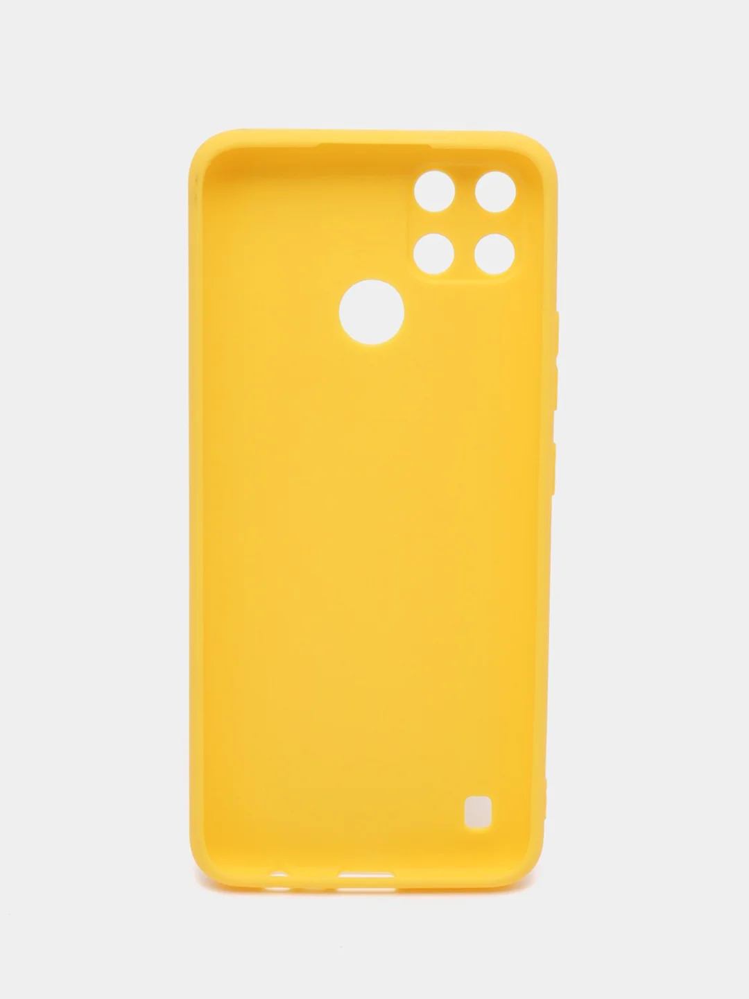 Желтый чехол для Realme C21Y, C25Y силиконовый