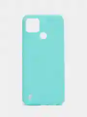 Бирюзовый чехол силиконовый на Realme C21Y, матовый