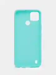 Бирюзовый чехол силиконовый на Realme C21Y, матовый
